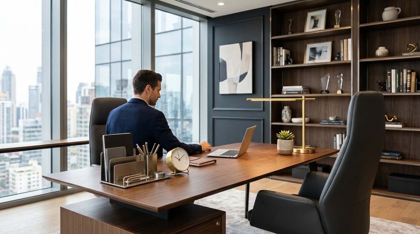 Executive Office Decoration – Modern, Productive & Sophisticated